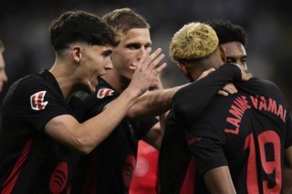 Le FC Barcelone a validé son 28e titre de champion d'Espagne jeudi soir KEYSTONE/AP/Jose Breton